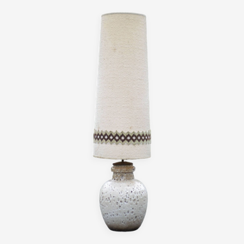 Lampe de plancher Germany 486-38 vintage, lampe scheurich XL, lampe de sol céramique avec abat-jour