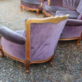 Two voltaire armchairs