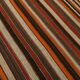 7x8 Multicolor Striped Wool Turkish Kilim Rug, 195x259 Cm