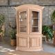 Large antique sideboard in solid cherry wood – Fully sandblasted