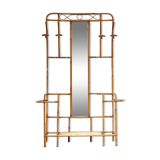 bamboo wall coat rack
