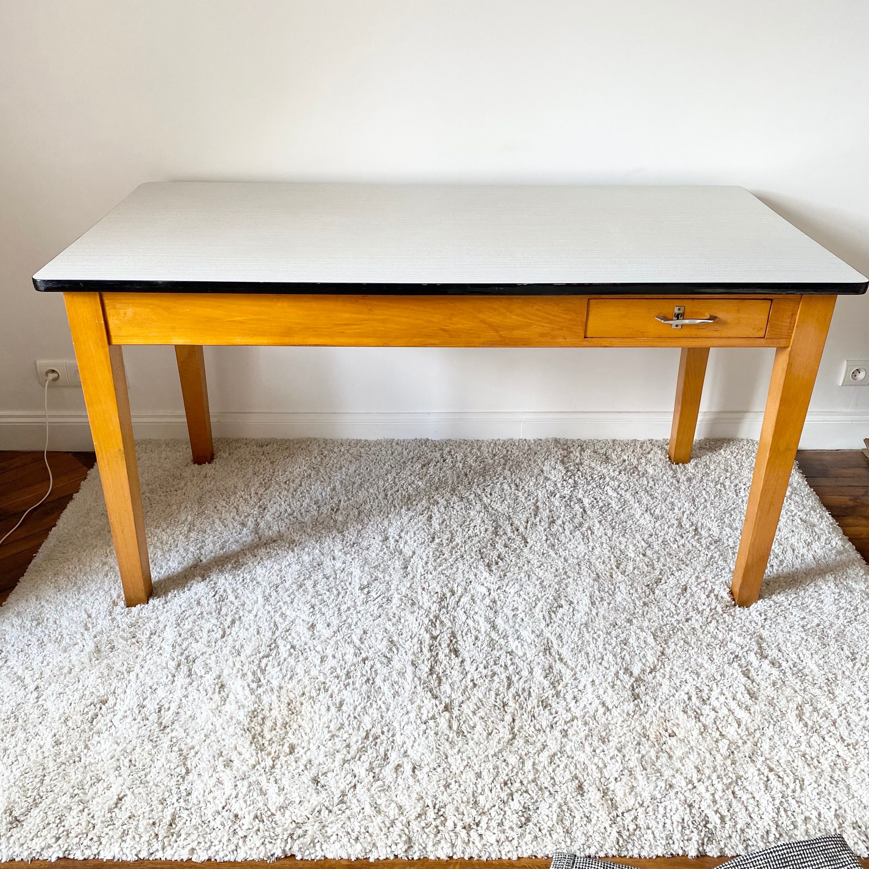 Vintage kitchen table on formica