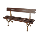 Banc pieds fonte art nouveau