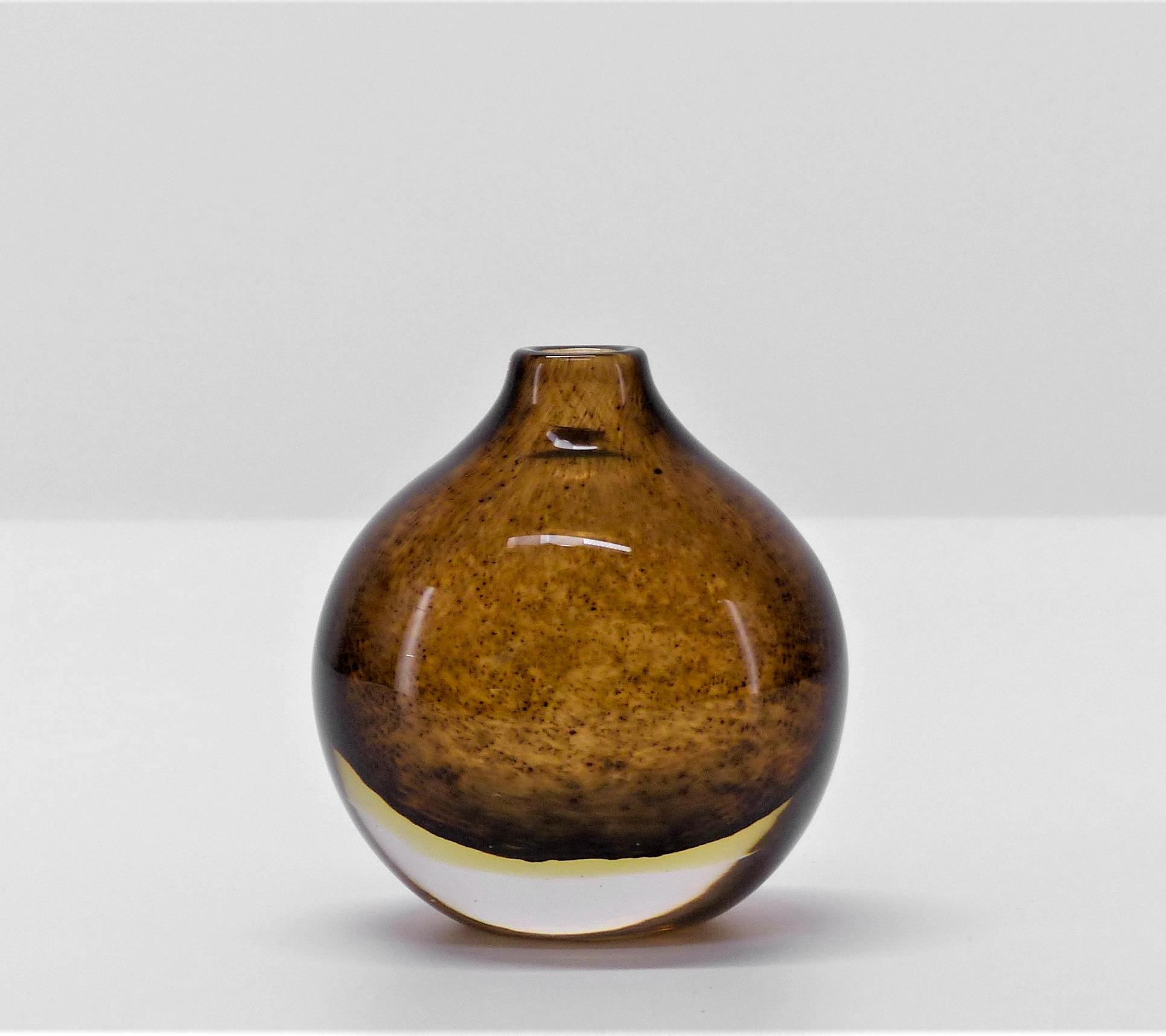 Gunnar Ander vase in blown glass 1960