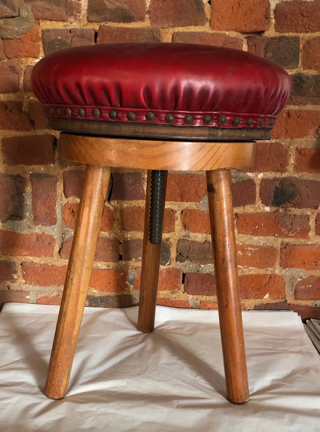 Vintage piano stool