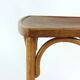 Vintage Thonet Bentwood Oak Chair With Original Label, Czechoslovakia, 1920