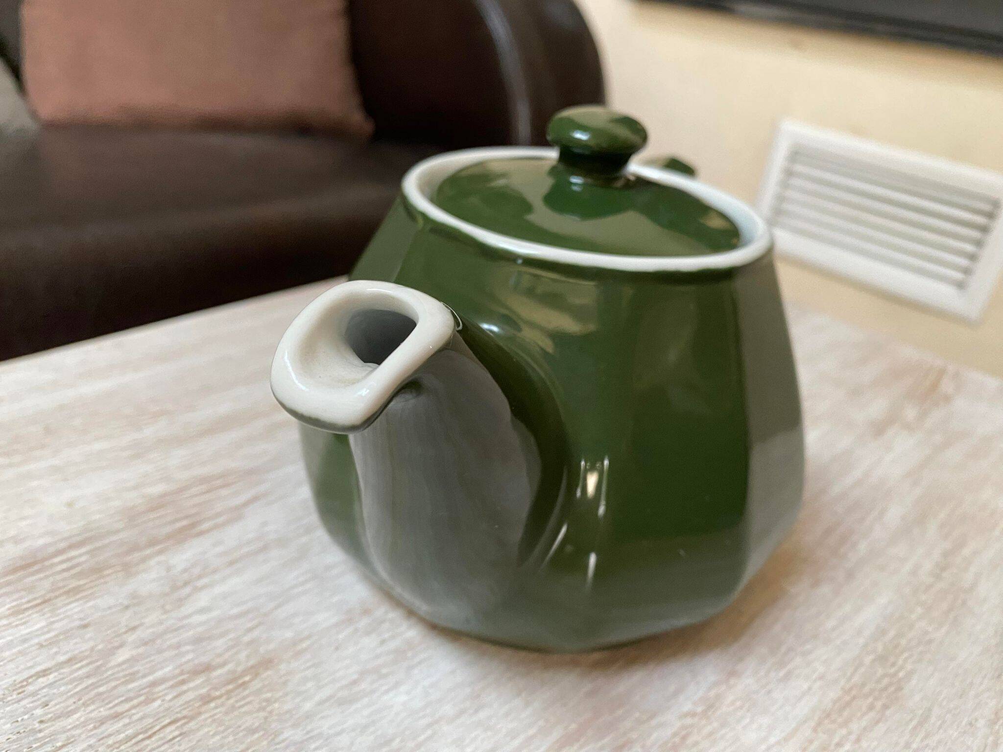 Earthenware teapot