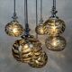 Vintage cascade pendant lamp – Oberglas Austria