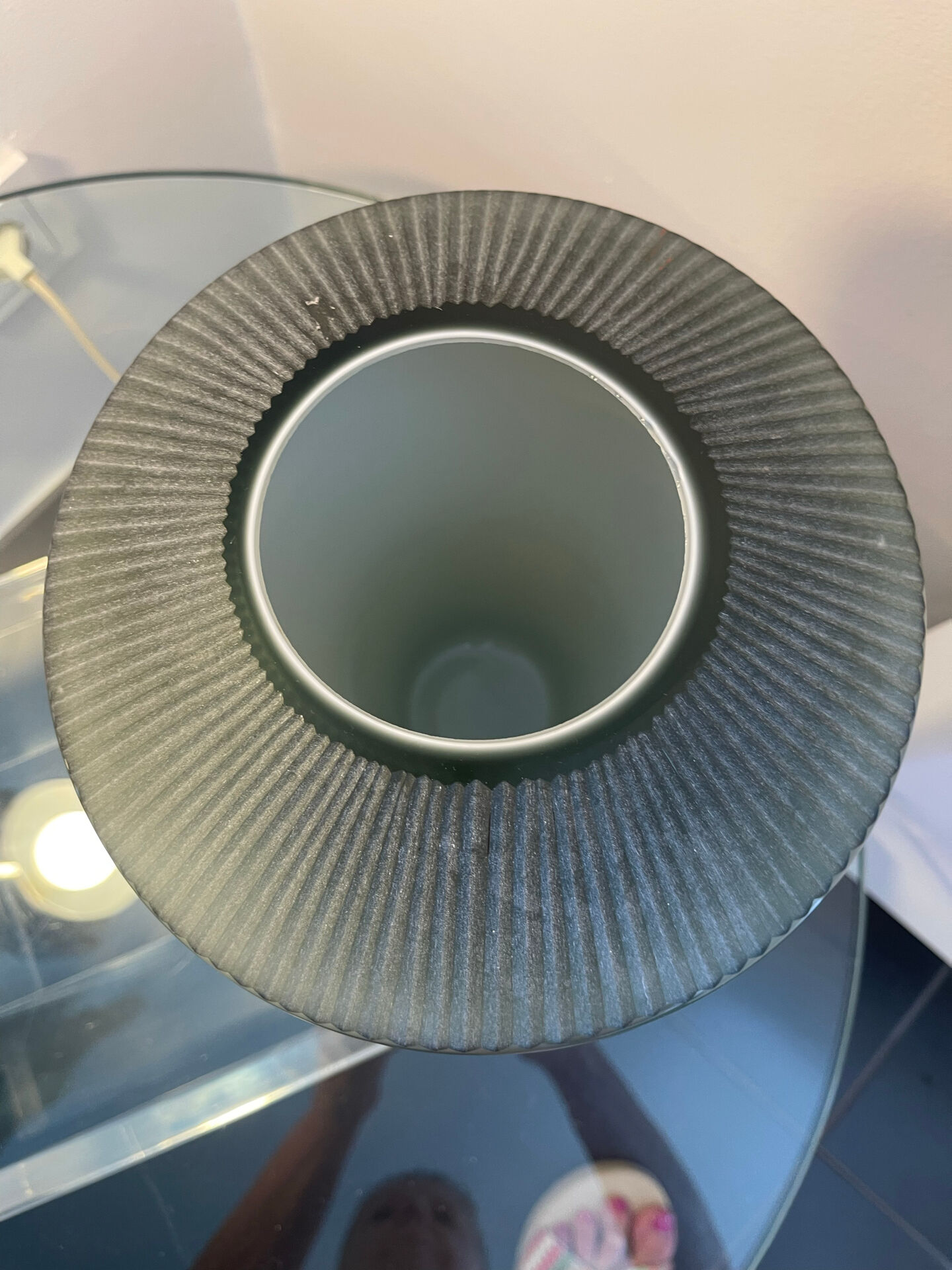 Magnifique Vase J Line neuf couleur kaki