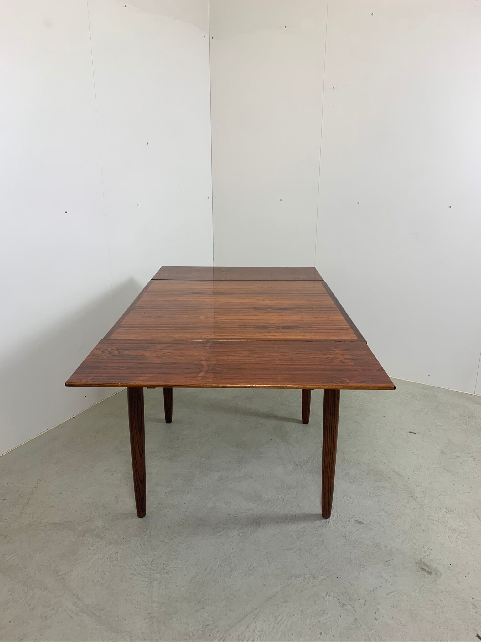 Square dining table in palisander by Lübke, 1960