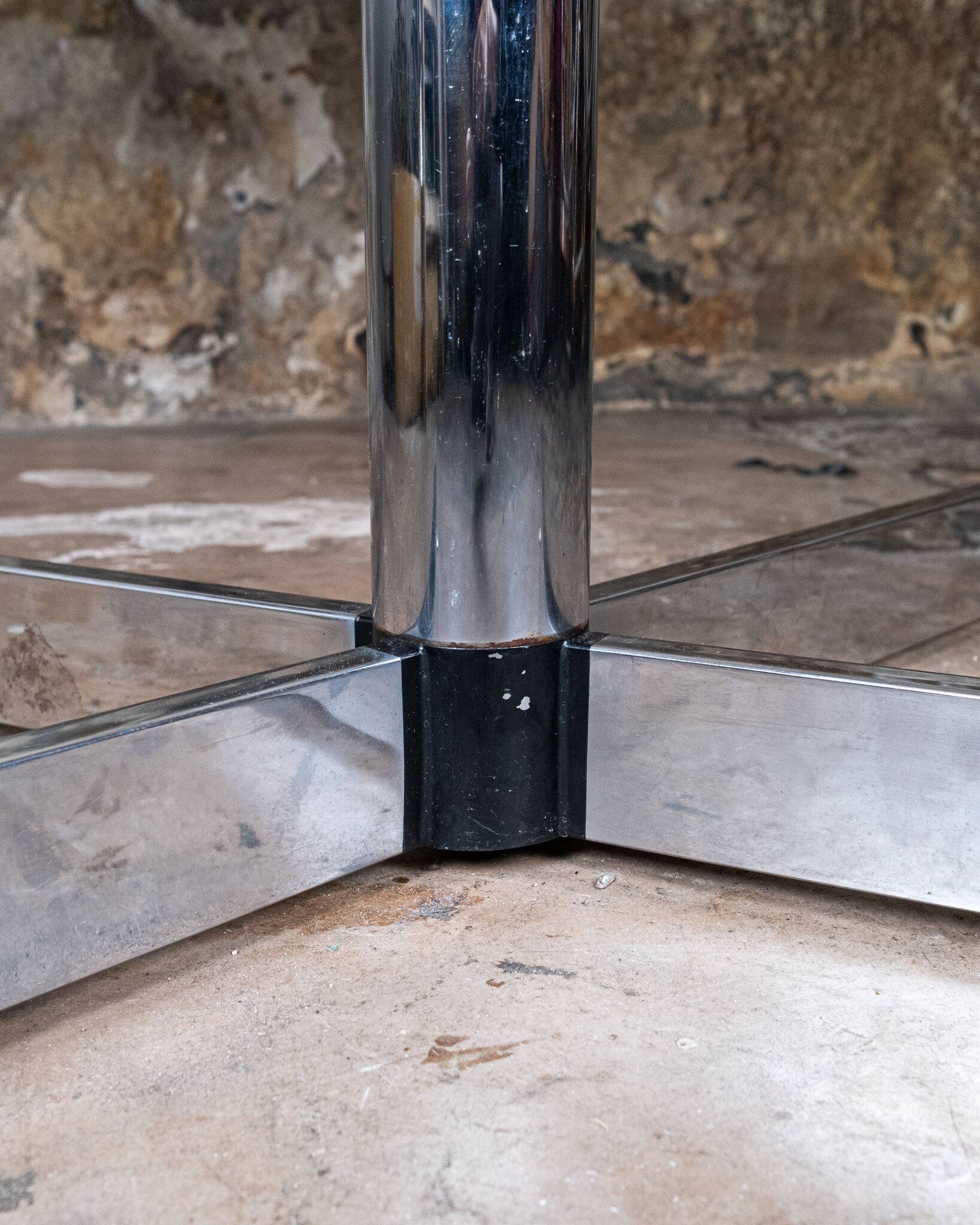 Calacatta marble Super Malta table, Roche Bobois, 1980s