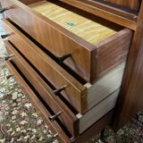 Vintage teak bar/secretary cabinet