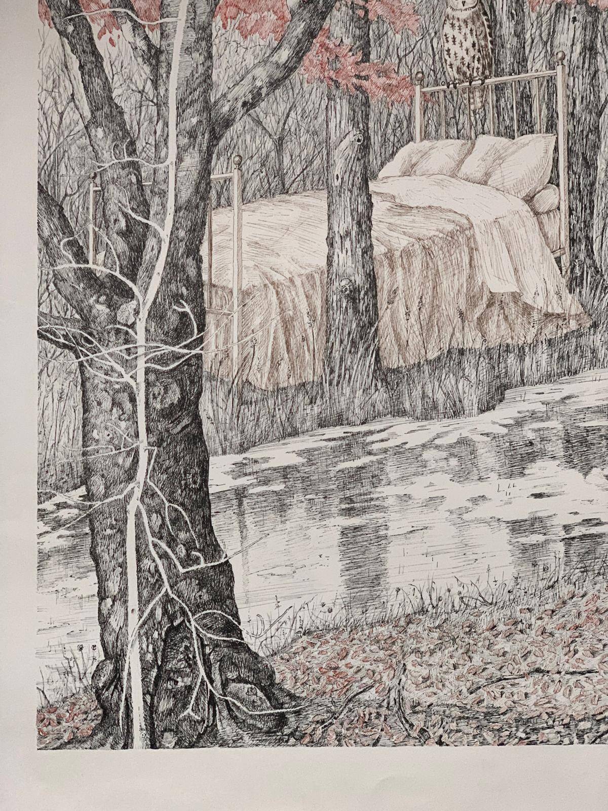 Lithograph - Stanislao Lepri - 1974