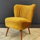 Mid century cocktail chair vintage