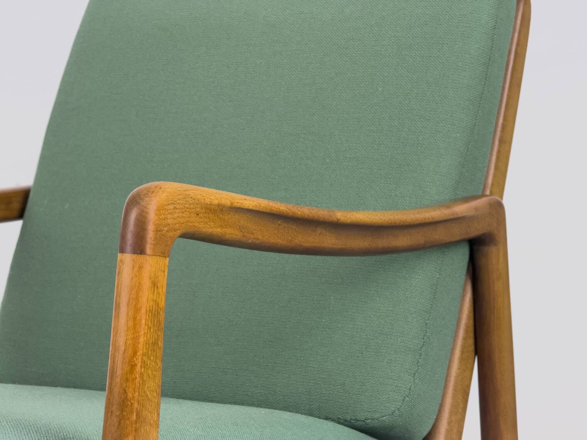 Danish Lounge Chair Model FD-109 by Ole Wanscher for France & Daverkosen, 1