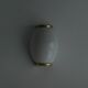 Murano wall lights from the 1980s - Italian design - Swirled glass and brass
