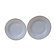 2 plats ronds porcelaine de Limoges bordure dorée