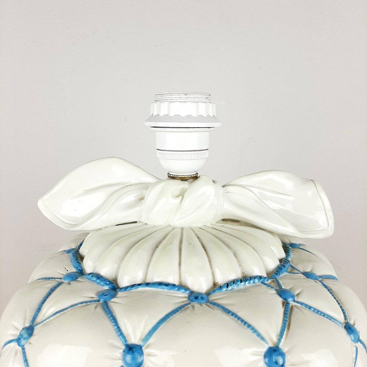 Vintage ceramic table lamp, Italy, 1960s