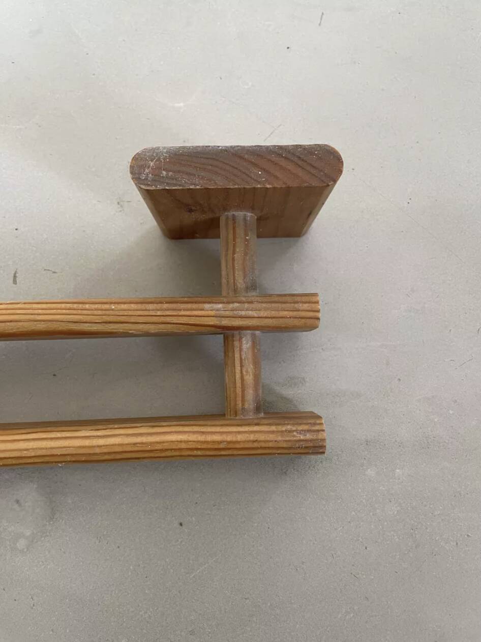 Vintage wooden napkin holder