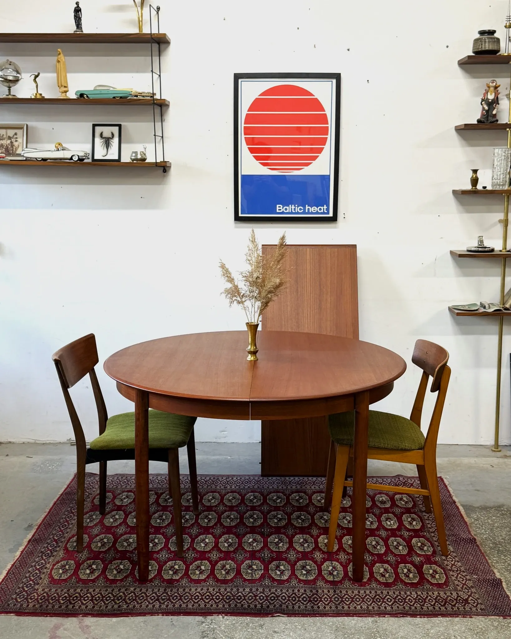 Teak dining table, Denmark, 1960s/70s, vintage, mid-century mode