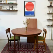 Teak dining table, Denmark, 1960s/70s, vintage, mid-century mode