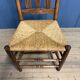 Dutch chair in oak with a straw seat