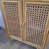 Rattan shelf