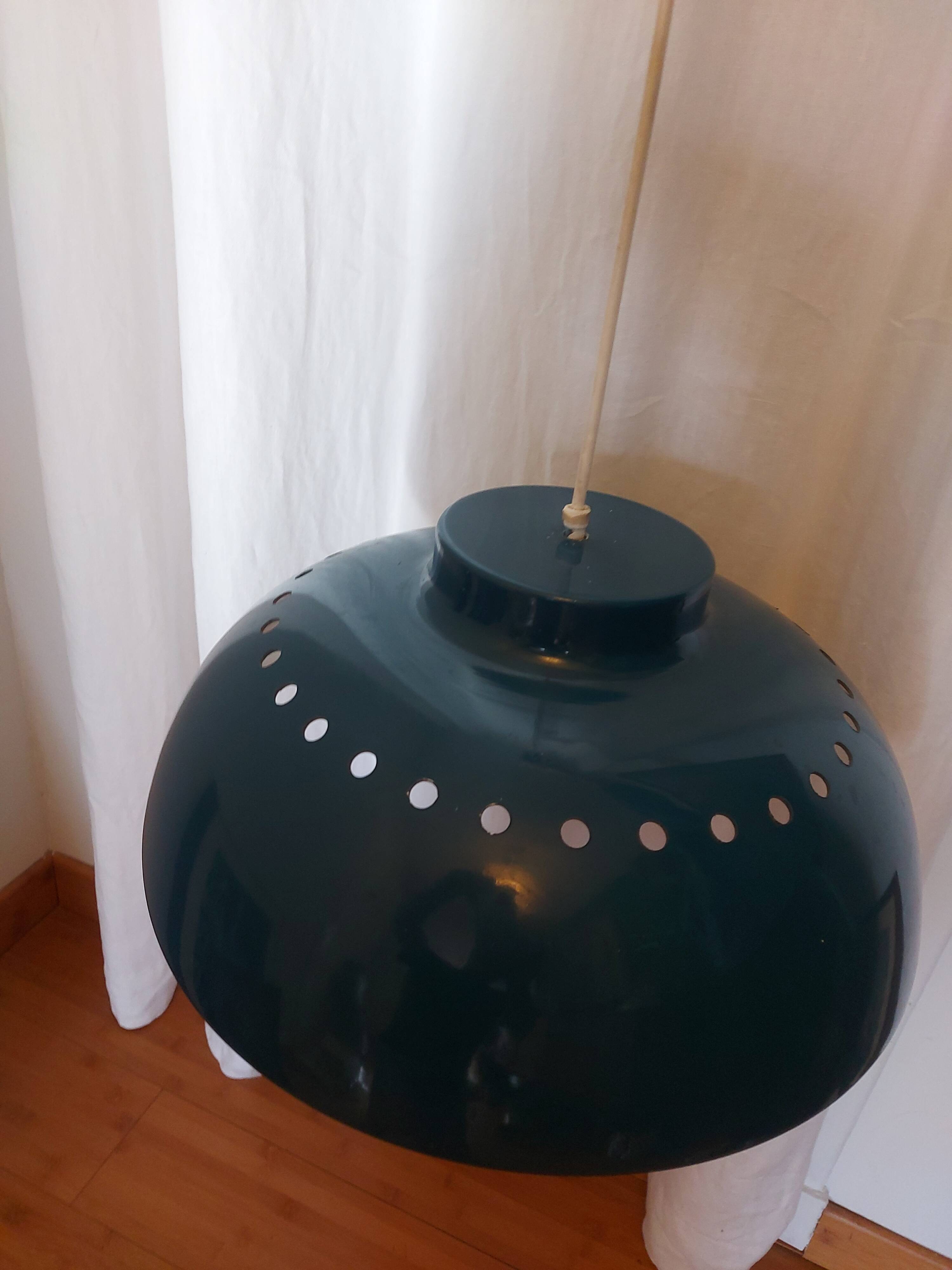 Metal pendant lamp Delmas 60's