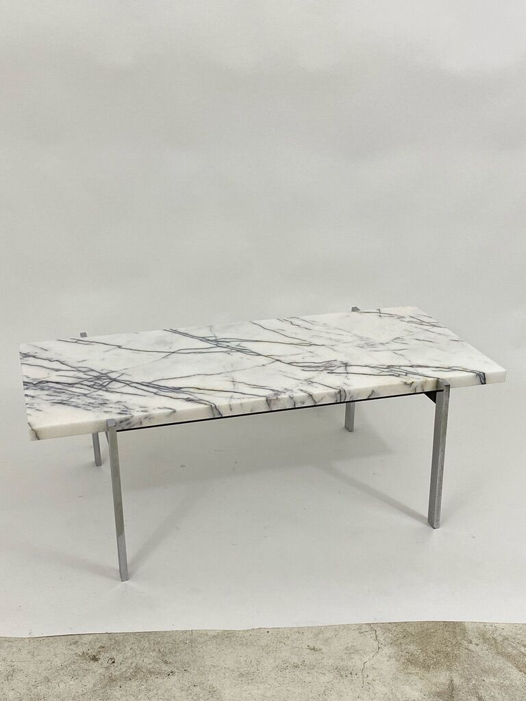 White marble coffee table
