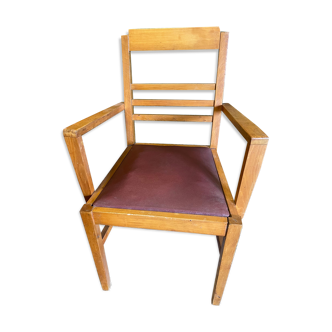 Fauteuil époque reconstruction 40/50