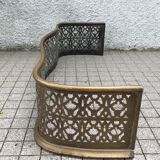 Old brass fireplace