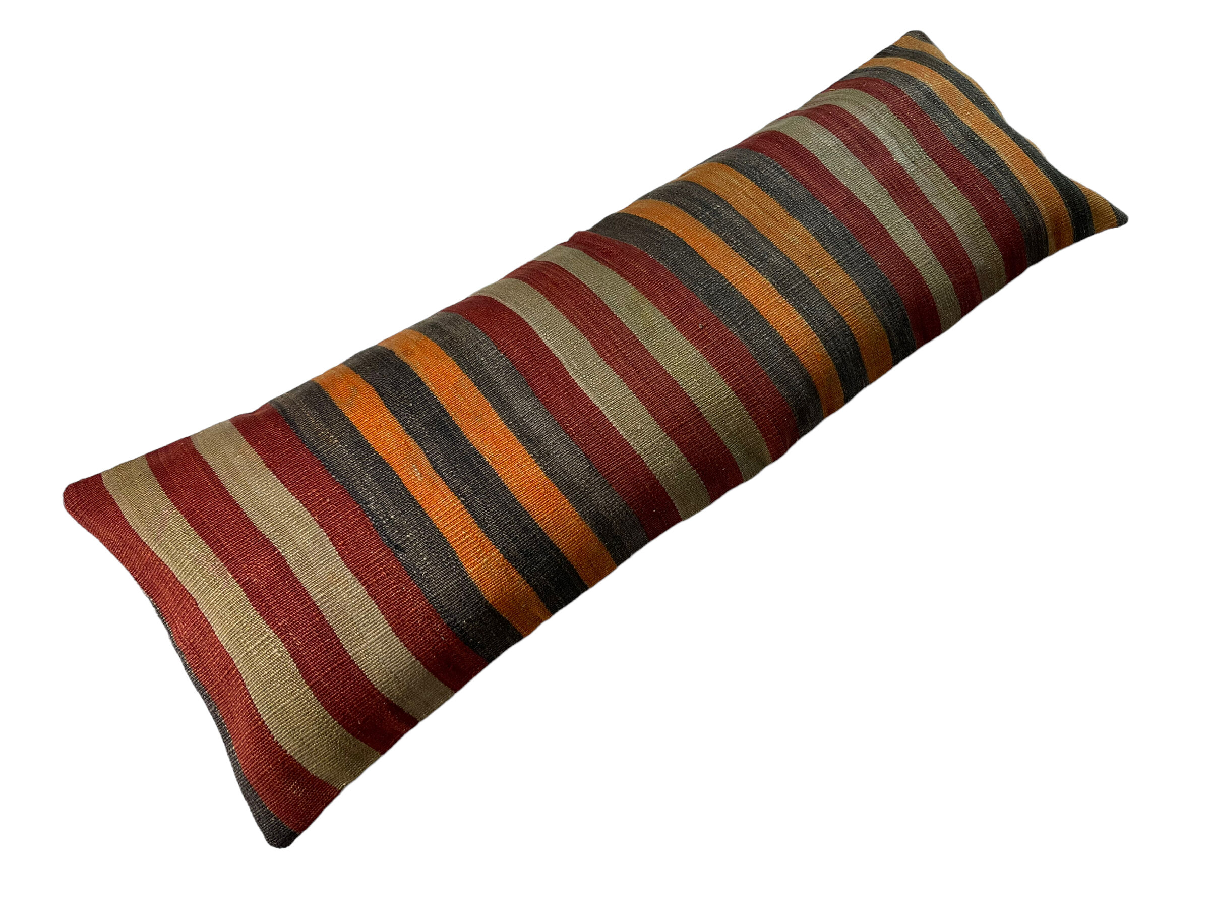 Vintage turkish kilim cushion cover , 120 x 40 cm