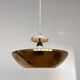 Small brass design UFO pendant - 1940s / Czechoslovakia