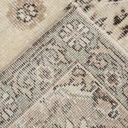 7x10 Vintage Faded Beige & Grey Anatolian Flatweave Vintage Area Rug