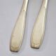 Art Deco SAIGON table cutlery in silver metal ALFENIDE by CHRISTOFLE 20.5cm