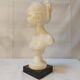 Wax bust "louyise brongniart" by miguel embil after houdon - 27 cm