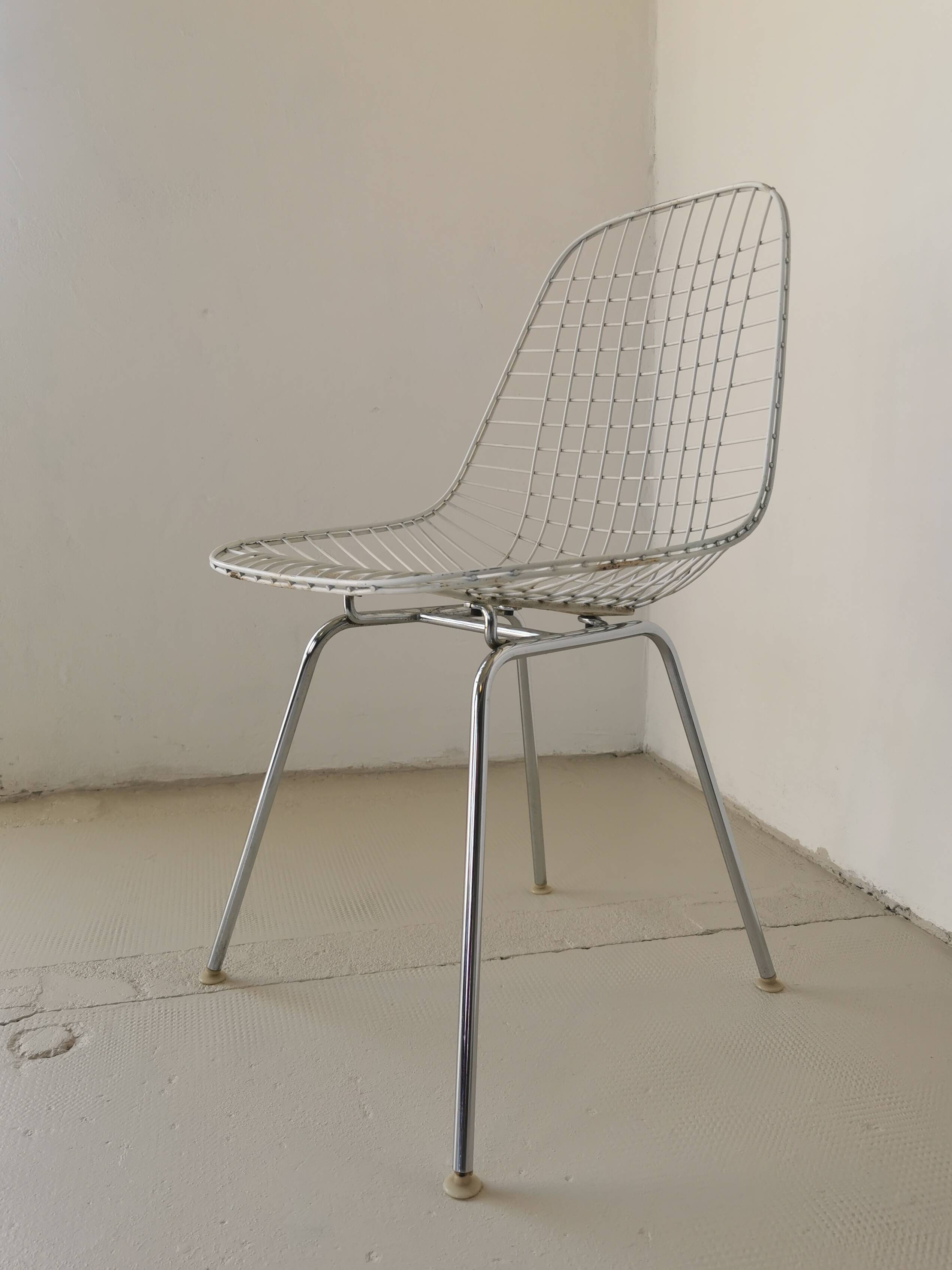 Eames DKX wire chair for Herman Miller