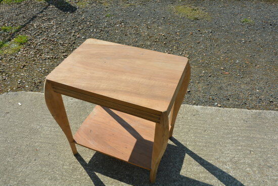 Coffee table, double tray of years 50