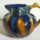 Art nouveau pitcher enamelled earth early twentieth century