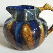 Pichet art nouveau terre émaillée début XXème