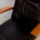 Rolf Rastad & Adolf Relling "Rock'n Rest" Chair and Ottomane for Arnestad Bruk