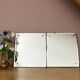 Set of 2 antique bevelled mirrors