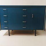 Vintage sideboard in formica / chest of drawers enfilade TV cabinet tv storage