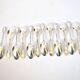 ST MEDARD set of 12 dessert spoons coffee model old net style Chinon 14.5 cm