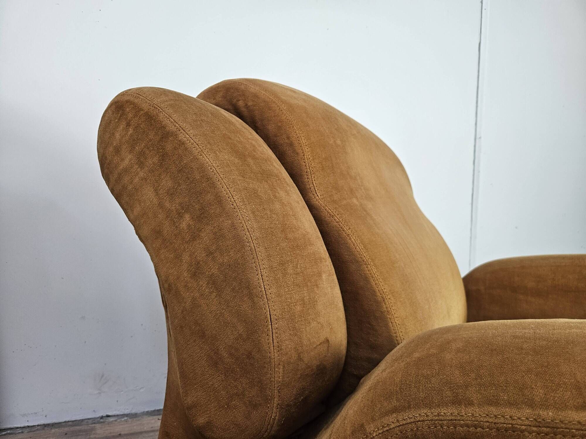 Pair of 1970s fabric armchairs