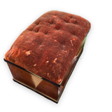 Coffret à bijou en bois de placage et velour