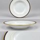 45-piece table service in Limoges porcelain by Chastagner, blue and gold.