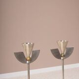 Pair of candlesticks on foot