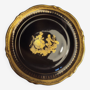 Limoges plate decorated in gold