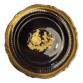 Limoges plate decorated in gold